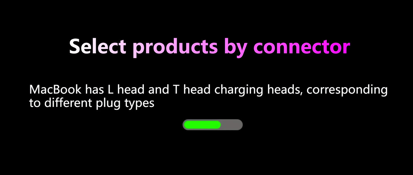 85W T-Type Magnetic Laptop Charger Power Adapter A1398 A1417 A1424 CE FCC RoHS UKCA Certified Pi-Mart