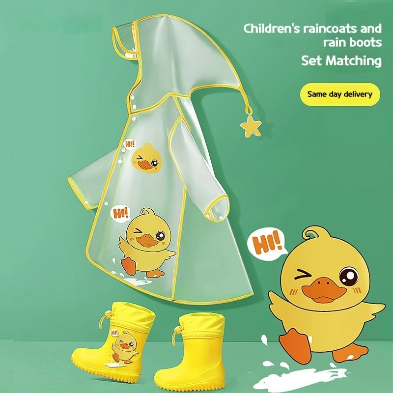 Special Raincoats for School Students Boys And Girls Waterproof Outdoor Rain Jackets  Protective Coats Pi-Mart