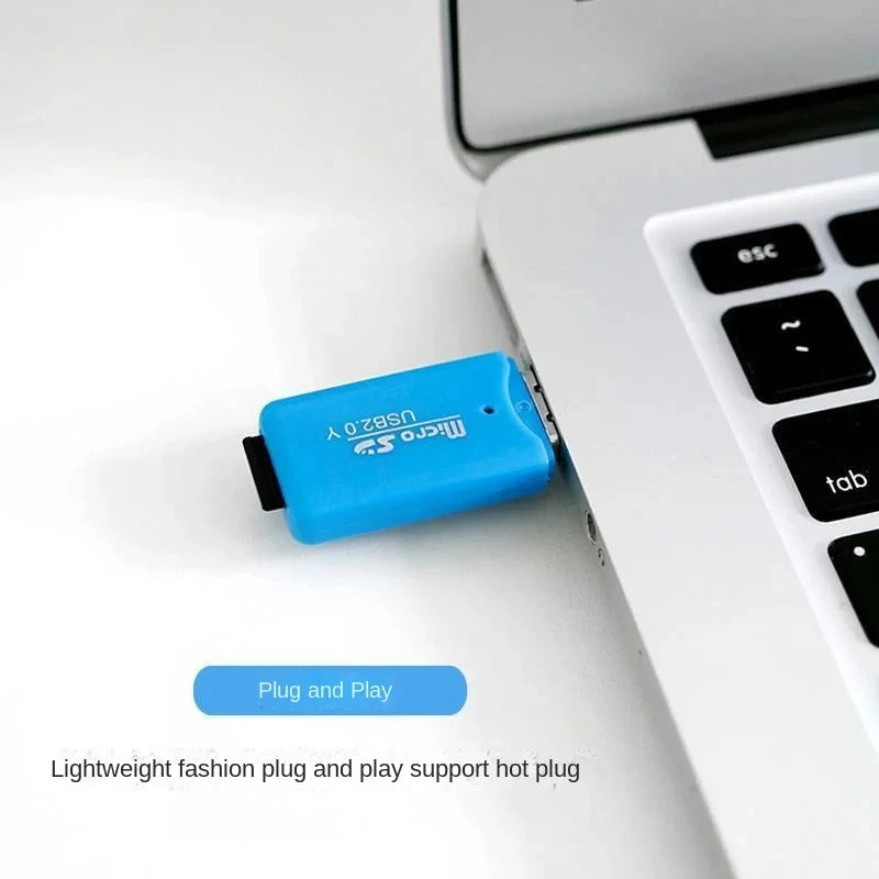 NNBILI USB micro-SD/TF Card Reader USB 2.0 Mini Mobile Phone Memory Card Reader High Speed USB Adapter For Laptop Computer Pi-Mart