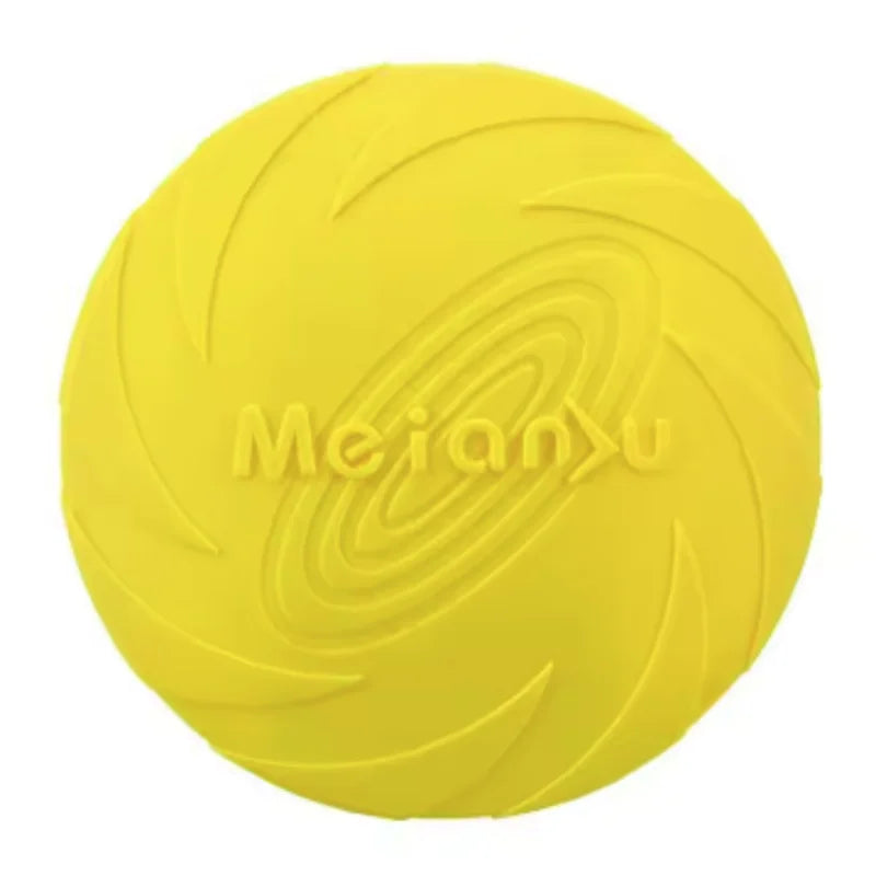 Pet Dog Flying Disk Toy Silicone Material Environmentally Friendly Anti-Chew Dog Puppy Interactive Training Pet Supplies E2 Pi-Mart