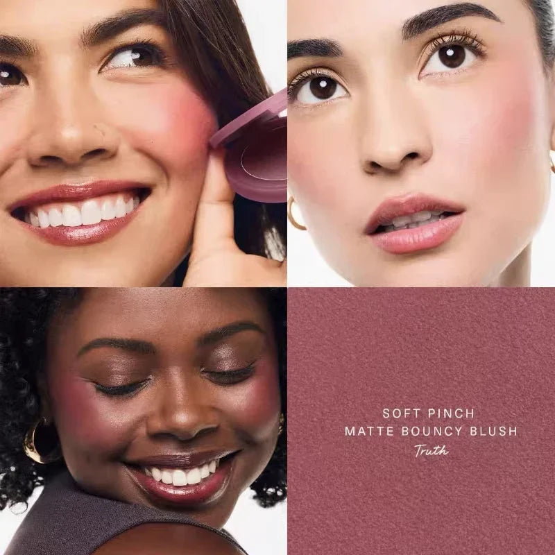 Rare Beauty New Product Frost-to-powder Mashed Potato Matte Air Cushion Blush Cream Liquid Blush Long-lasting Lipstick Lip Gloss Tri Light Beauty