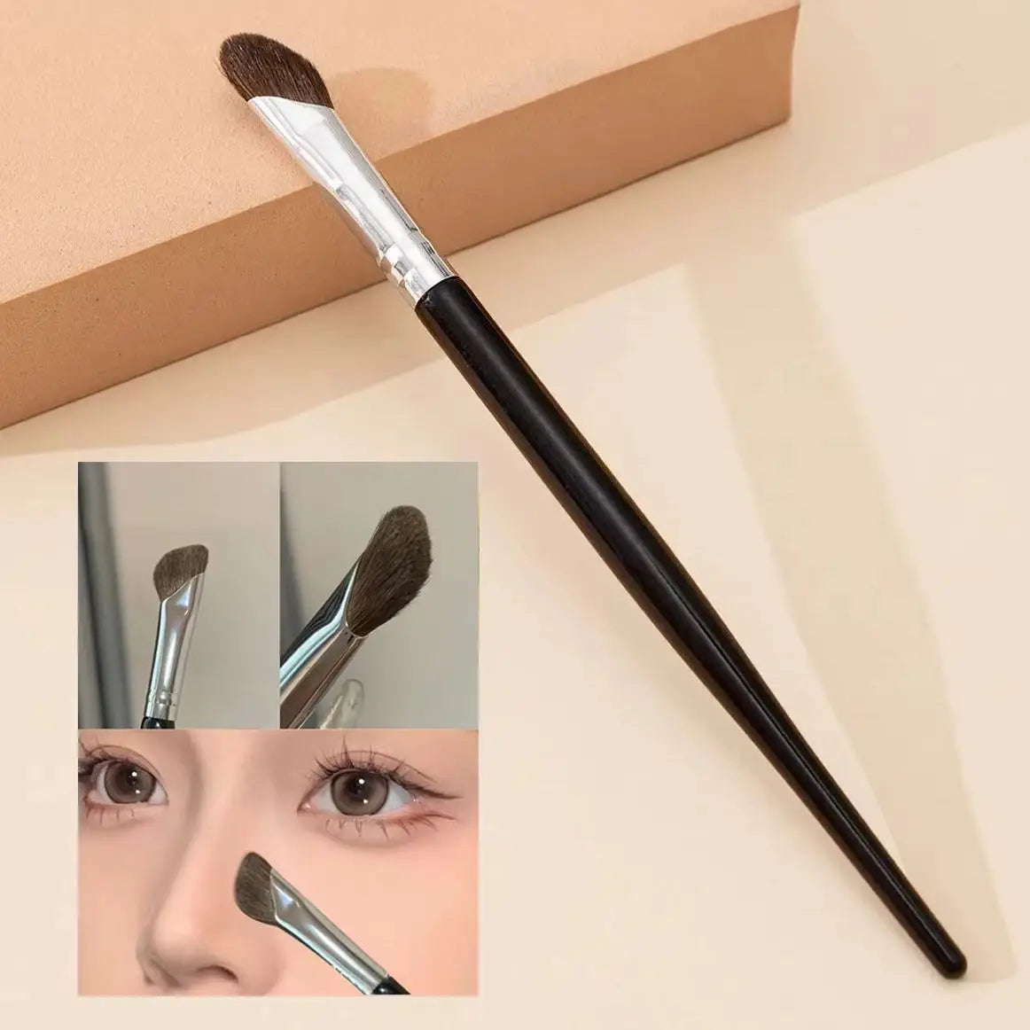 3D Nose Shadow Brush Facial Contour Makeup Brush Soft head blush Highlight Korean cosmetics female facial beauty tools. Pi-Mart