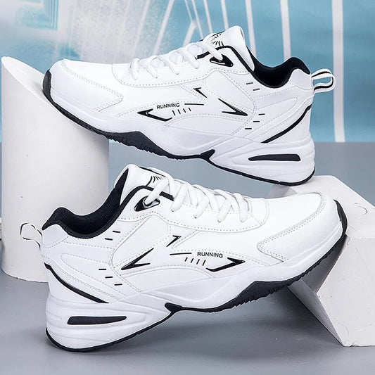 Autumn New Men Microfber Running Shoes Luxury Brand Men Shoes School Student Air-cushion Sneakers Fashion Man Casual Shoes 35-48 Pi-Mart