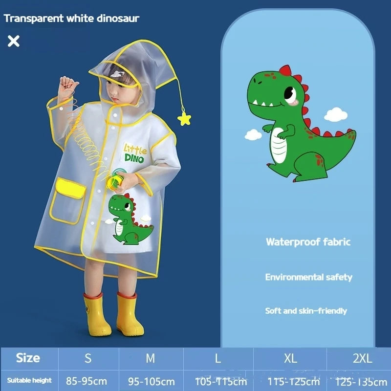 Special Raincoats for School Students Boys And Girls Waterproof Outdoor Rain Jackets  Protective Coats Pi-Mart