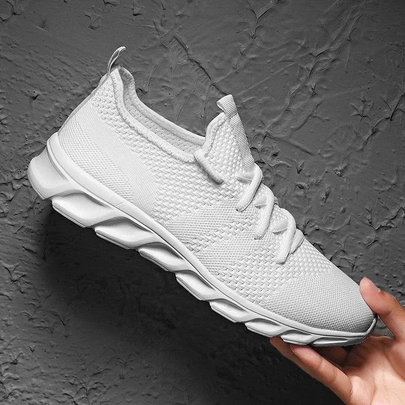 Breathable Men's Sneaker Casual Antiskid and Wear-resistant Jogging Men Sport Shoes Hot Sale Light Man Running Comfortable Pi-Mart