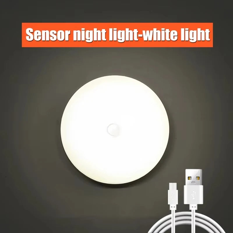 Rechargeable Motion Sensor Night Light,LED Closet Light,Cabinet Light,Wall Light for Kitchen,Bedroom,Bathroom,Hallway,Stairs Pi-Mart