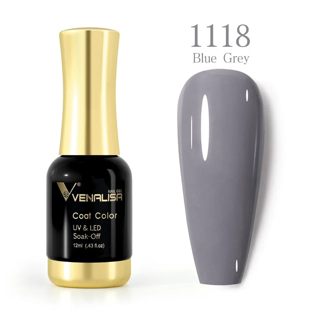 VENALISA Nail Gel Varnish TPO FREE Soak Off UV LED Organic Odorless Enamels Nail Art Colors 12ml 120Colors UV Gel Nail Polish Tri Light Beauty