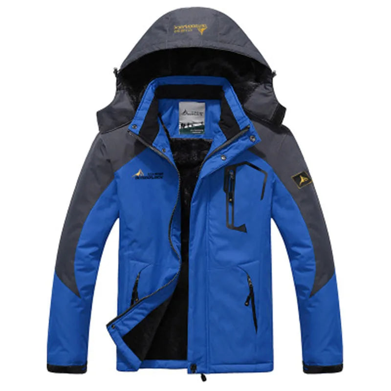 Winter Parka Men Windbreak Plus Thick Warm Windproof Fur Coats Male Military Hooded Anorak Jackets Men's Winter Jackets Pi-Mart