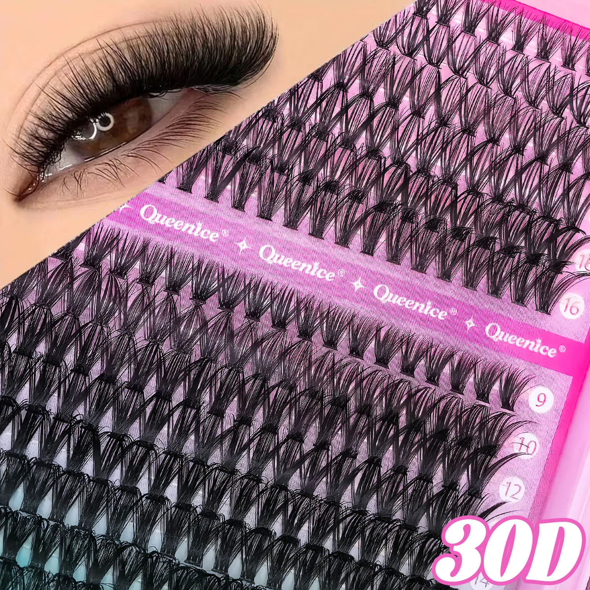 800pcs Cluster False Eyelash, Soft and Durable Design, Suitable for Daily Use, Natural, Everyday, and Voluminous Makeup Effect Pi-Mart