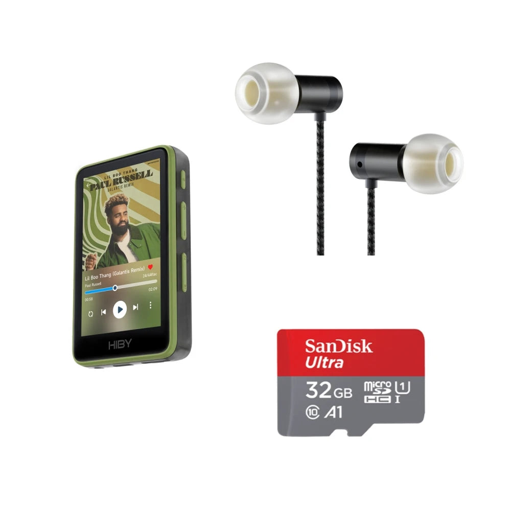 HiBy R1 HiFi Audio Music Player MP3 USB DAC WiFi Bluetooth 5.1 DSD256 PCM384kHz/32bit X1600E CS43131 MSEB Web Radio 3.5mm Output Pi-Mart