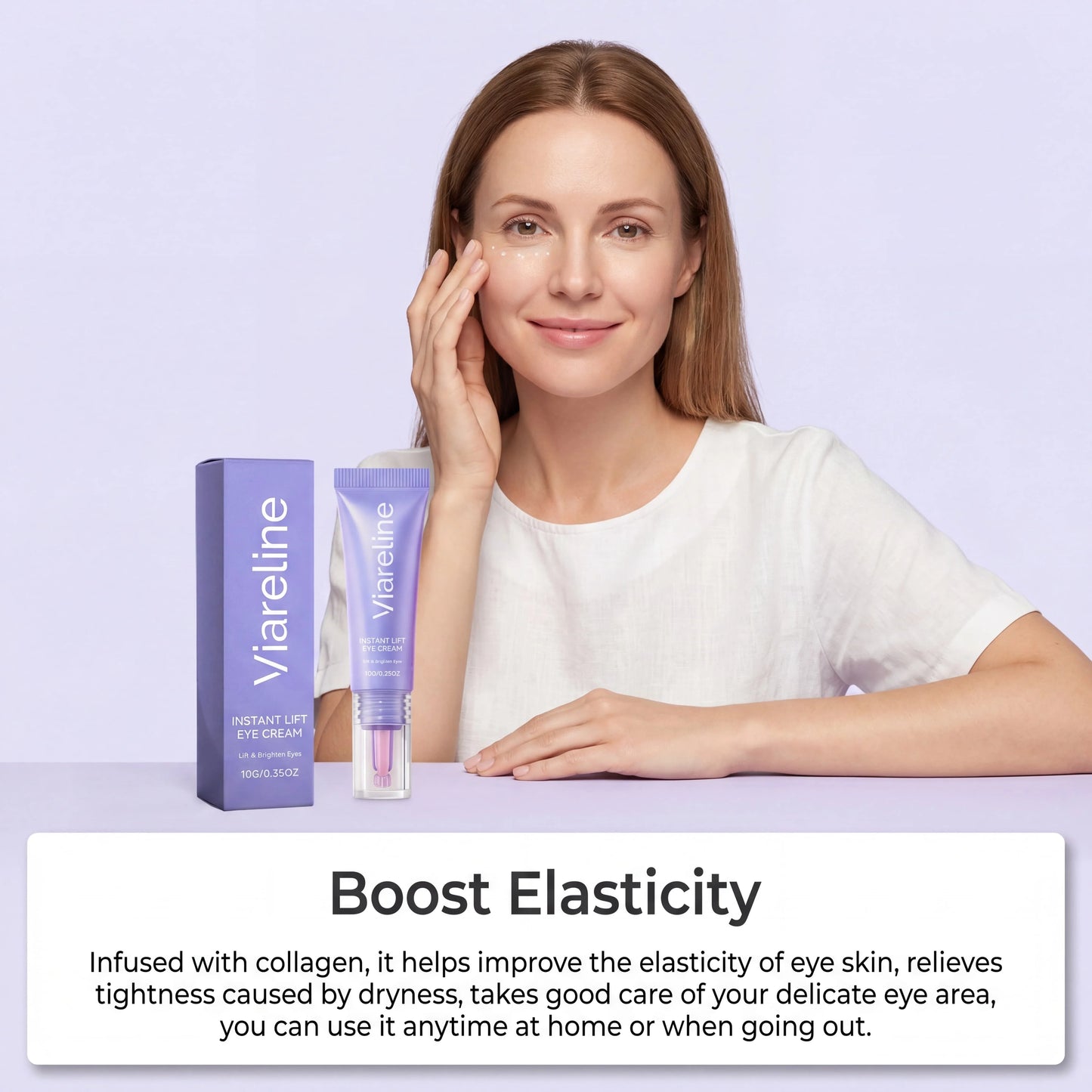Instant Lift Eye Cream Collagen Eye Brightening Moisturizer Hydrating Under Eye Care For Dark Circles Dryness Eye Skin Care Pi-Mart