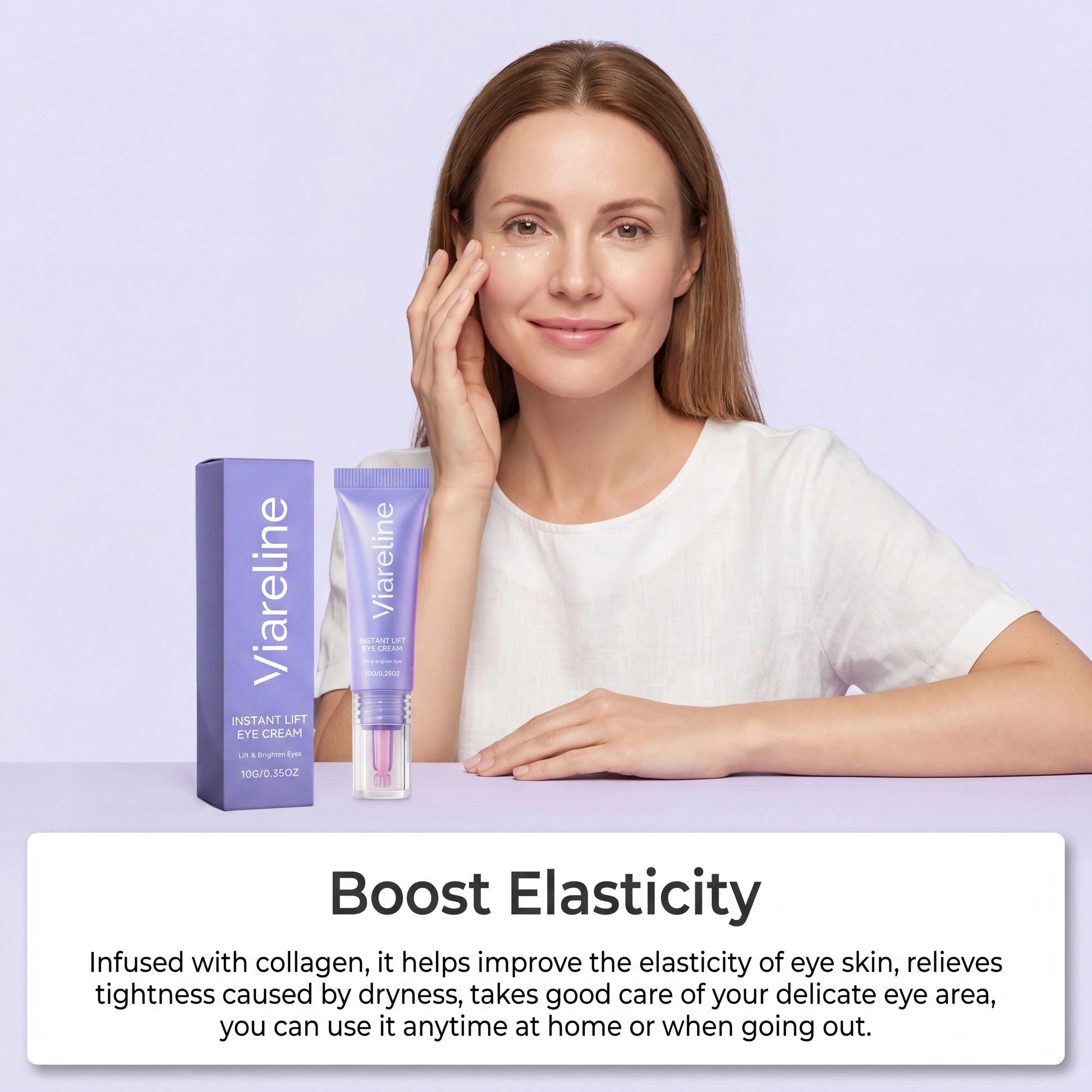 Instant Lift Eye Cream Collagen Eye Brightening Moisturizer Hydrating Under Eye Care For Dark Circles Dryness Eye Skin Care Pi-Mart