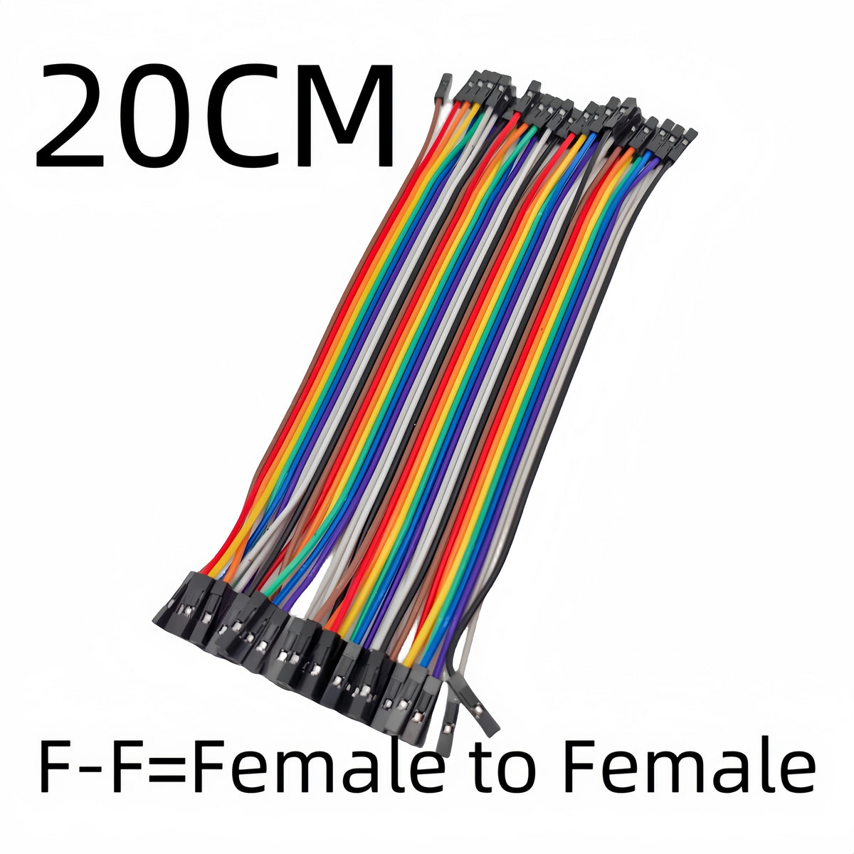 40-120pcs Dupont Line 10CM 20CM 30CM 40Pin Male to Male + Male to Female Female to Female Jumper Wire Dupont Cable for  DIY KIT Pi-Mart