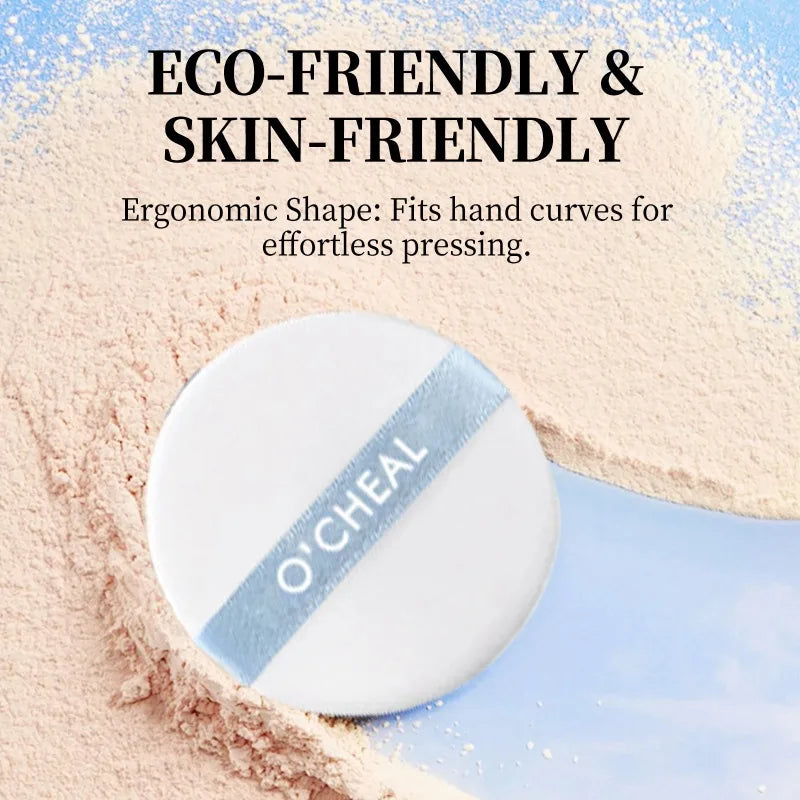 Concealer Setting Powder Compact Multi-Color Natural Drying Oil-Controlling Long-Lasting Waterproof Face Full Coverage Makeup Tri Light Beauty