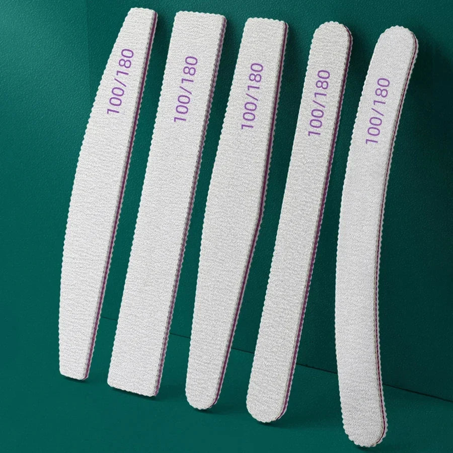 Nano Glass Nail File Transparent Crystal Nail Polish Rubbing Strip Polishing And Shining Nail Enhancement Tool Tri Light Beauty