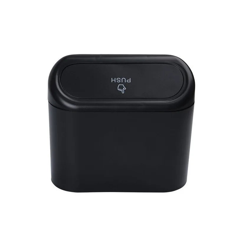 Portable Car Trash Can Hanging Mini Vehicle Garbage Organization With Lid Multifunctional Folding Automotive Garbage Storage Box LadyShow.Store