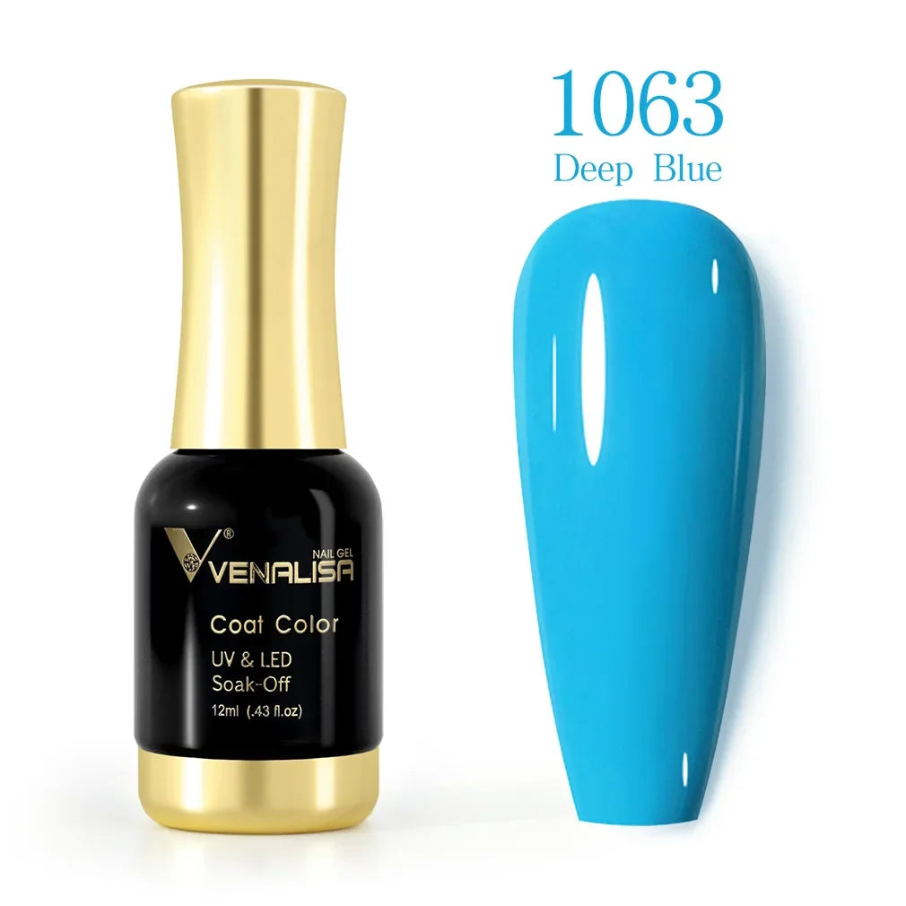 VENALISA Nail Gel Varnish TPO FREE Soak Off UV LED Organic Odorless Enamels Nail Art Colors 12ml 120Colors UV Gel Nail Polish Tri Light Beauty