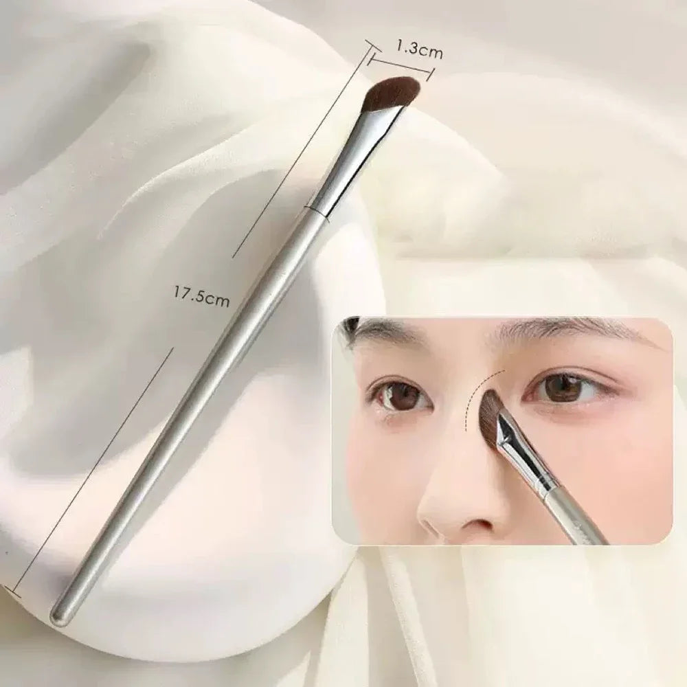 Upgraded Crescent Design Foundation Makeup Brush Ultra-thin Smooth Application Liquid Mask Spatula Makeup Brushes Beauty Tools Pi-Mart