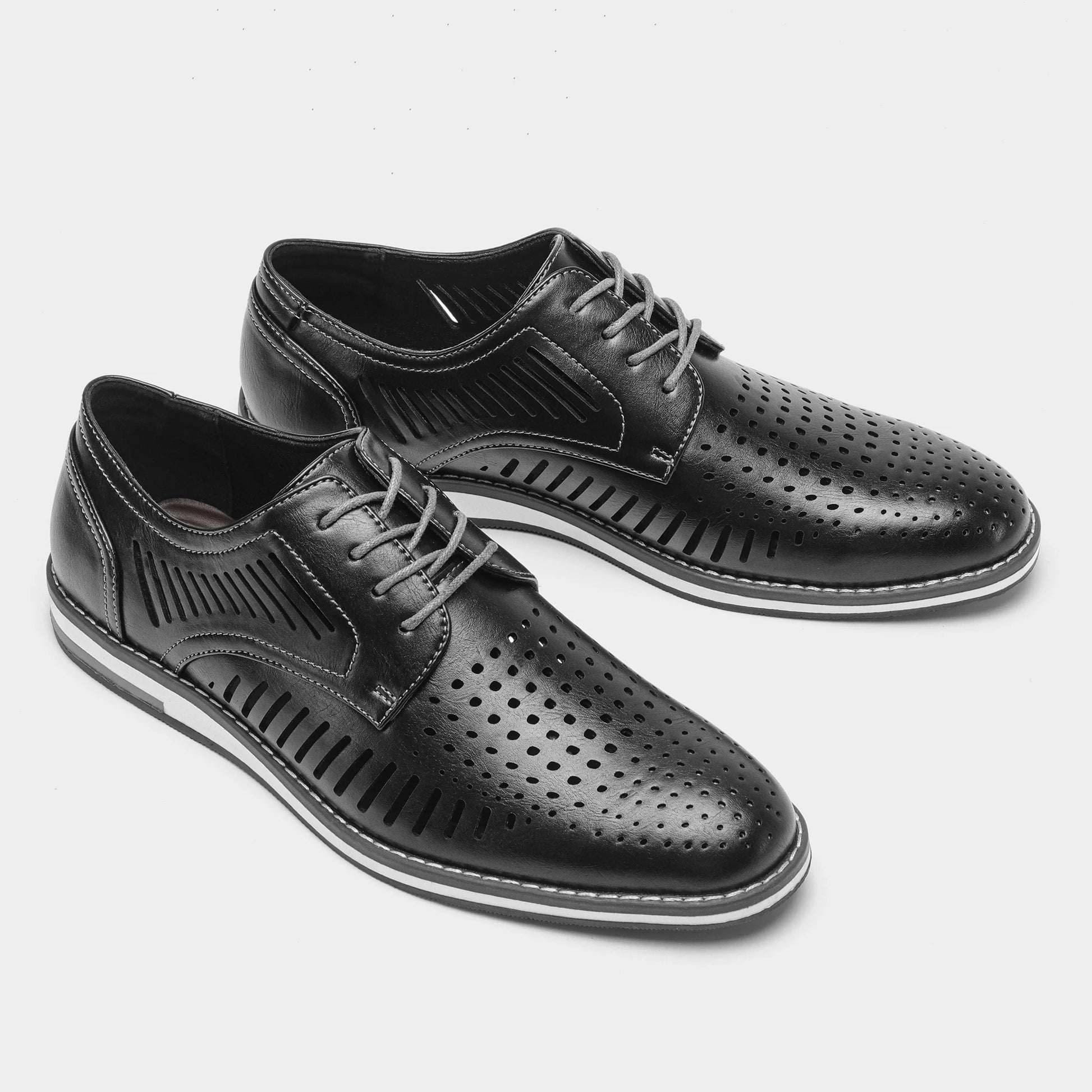 Leather loafer men fashion comfortable 2024 brand casual shoes men Pi-Mart