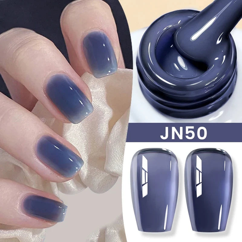 BORN PRETTY 83 Colors 10ml Jelly Nude Gel Nail Polish Autumn Amber Semi Transparent Manicure Soak off UV LED Nails Gel Varnish Tri Light Beauty