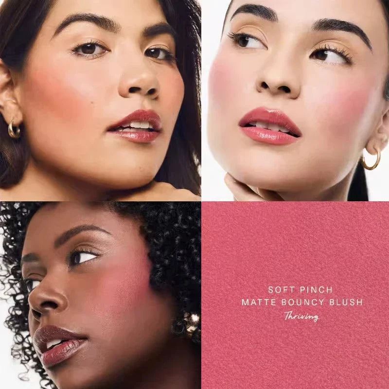 Rare Beauty New Product Frost-to-powder Mashed Potato Matte Air Cushion Blush Cream Liquid Blush Long-lasting Lipstick Lip Gloss Tri Light Beauty