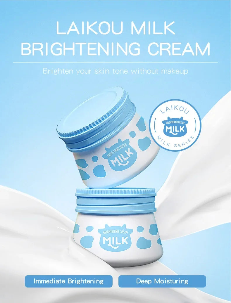 LAIKOU Milk Suyan Carem Anti Wrinkle Whitening Moisturizing Nourish Creams Beauty Aintenance Face Skin Care Cosmetic 55g Pi-Mart