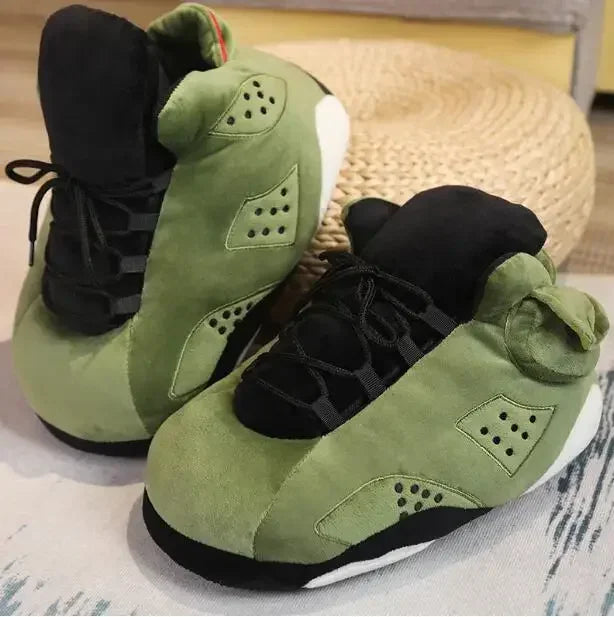 Winter Cotton Plush Shoes Women Warm Cute Indoor Home Slides Unisex One Size Sneakers Man Fashion Soft Floor Slippers  36-45 Pi-Mart