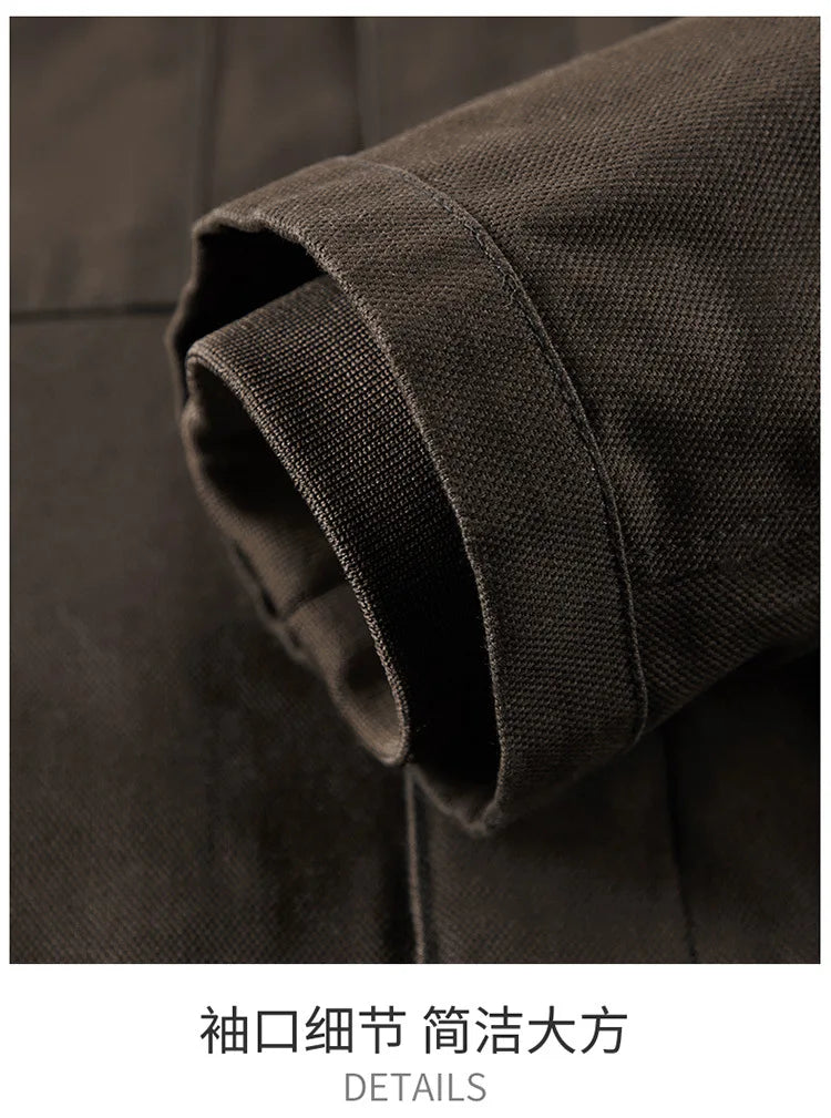 New Fashion Men Hooded Fleece Warm Down Jackets Casual Fit Coats Quality Male Cotton Multi-pockets Cargo Jackets Tooling Coats 4 Pi-Mart