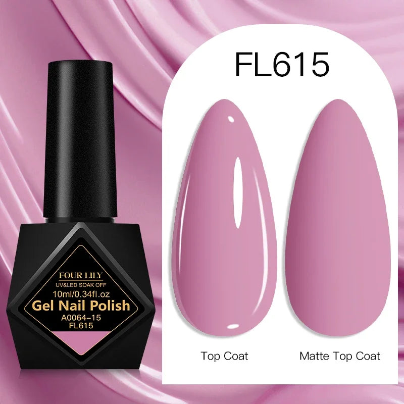 10ml Gel Nail Polish 162 Colors Nail Supplies Vernis Semi Permanent Nail Art Manicure Soak Off LED UV Gel Nail Varnishes Summer Tri Light Beauty