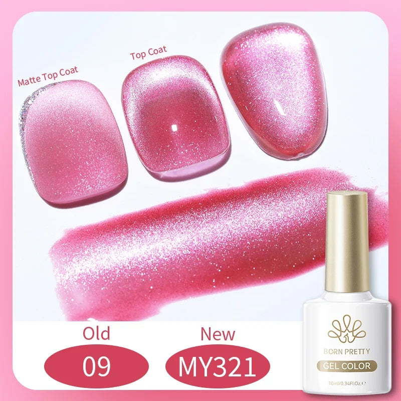 BORN PRETTY 117 Colors Cat Magnetic Gel Nail Polish 10ml Full Coverage Varnish Semi Permanent Super Gorgeous Nails Manicure Tri Light Beauty