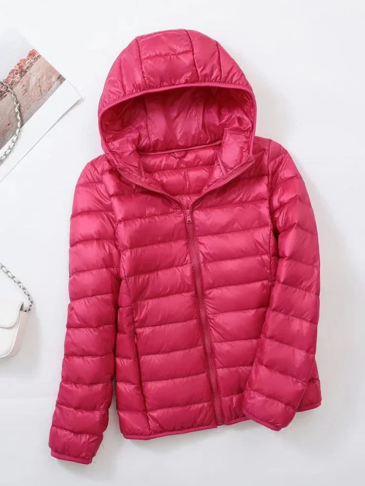 NewBang Brand Women's Down Jackets 90% Ultra Light Duck Down Women Lightweight Coat Hooded Female Windbreaker Parka Plus Coats LadyShow.Store