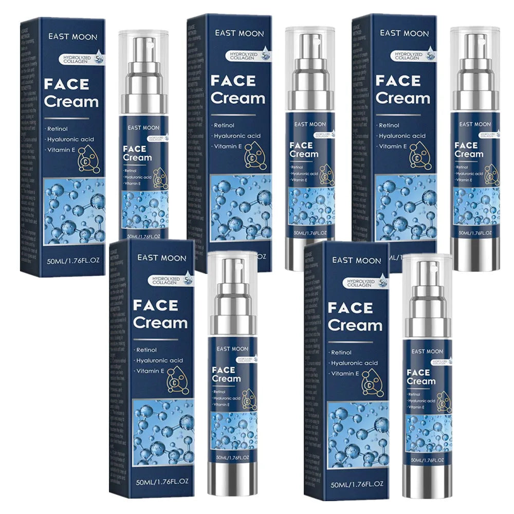 Retinol Face Cream for Men Firming Lifting Brightening Fade Fine Lines Anti Puffiness Moisturizing Nourishing Facial Skin Care Pi-Mart