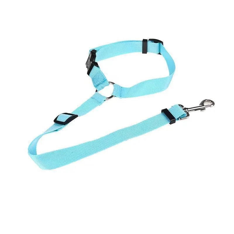 Reflective Pet Dog Car Seat Belt Puppy Collar Walking Travel Car Accessories Cat Leash Harness for Small Dogs Pet Car Supplies Pi-Mart