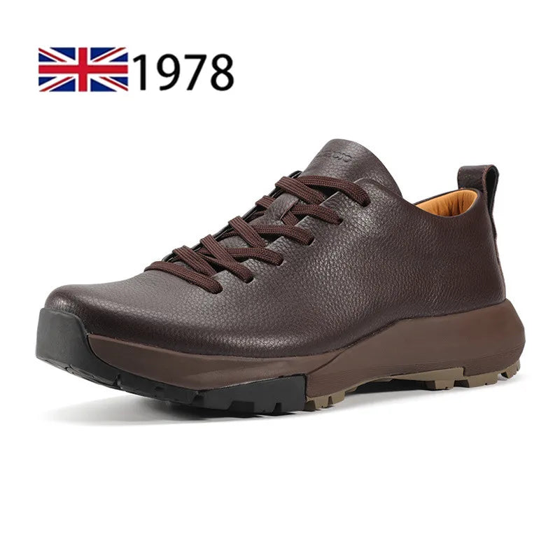 Men Sports Running Shoes Outdoor Walking Soft Casual Sneakers Fashion Designer Genuine Leather Sneaker Waterproof Shoes Men Pi-Mart
