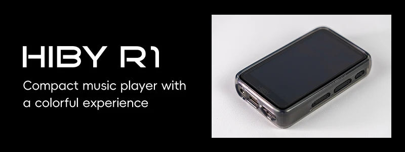 HiBy R1 HiFi Audio Music Player MP3 USB DAC WiFi Bluetooth 5.1 DSD256 PCM384kHz/32bit X1600E CS43131 MSEB Web Radio 3.5mm Output Pi-Mart