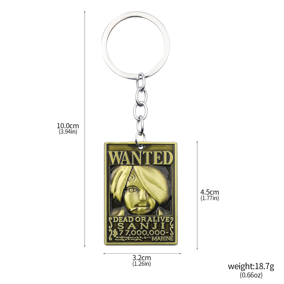 One Piece Luffy Straw Hat Keychain Rotatable Zoro Skull Metal Pendant Role-Playing Decorative Accessories Fan Jewelry Gift Pi-Mart