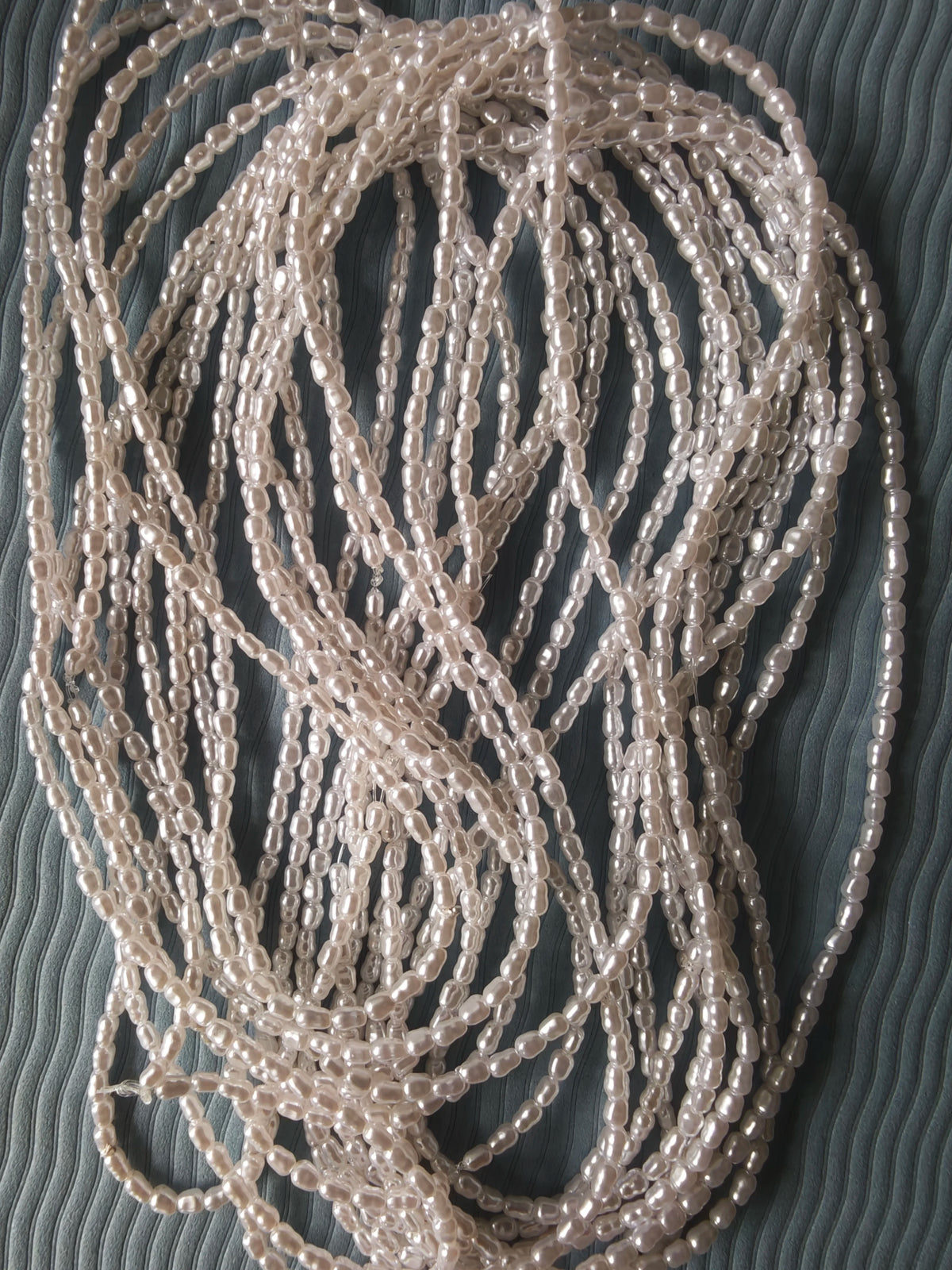 4.5 to 5.5 mm Irregular Baroque Imitation Pearl Semi-Finished Beads for Making Jewelry, DIY Necklacecklace Bracelet Accessories Pi-Mart