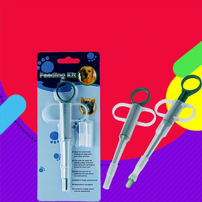 Pet feeding syringe safe and comfortable pet cat dog feeding medicine stick deworming liquid medicine syringe pet supplies Pi-Mart