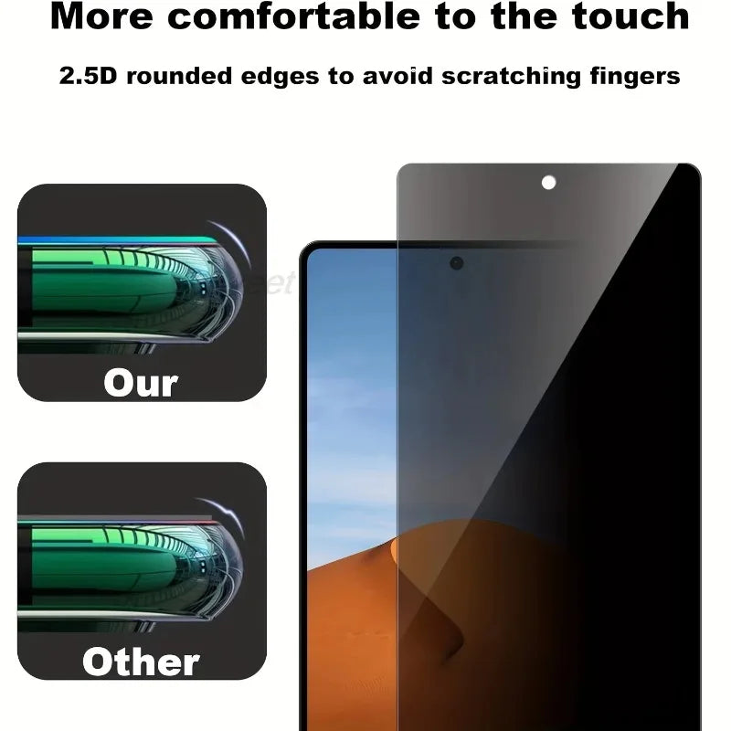 1PCS Anti-Spy Screen Protector For iPhone 17 Pro Max 16 15 14 13 12 11 X XS XR XsMax Air 6 7 8 Se Plus Privacy Pi-Mart