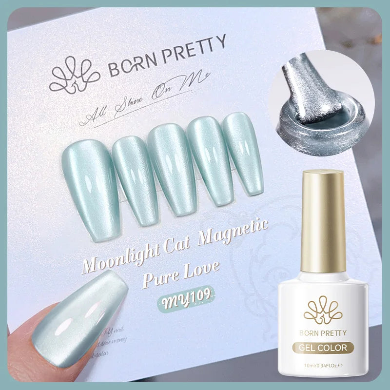 BORN PRETTY 117 Colors Cat Magnetic Gel Nail Polish 10ml Full Coverage Varnish Semi Permanent Super Gorgeous Nails Manicure Tri Light Beauty