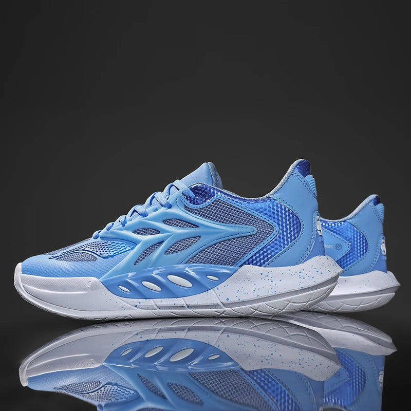 Men's Basketball Shoes Breathable Cushioning Non-Slip Wearable Runing Shoes Gym Training Athletic Basketball Sneakers for Men Pi-Mart