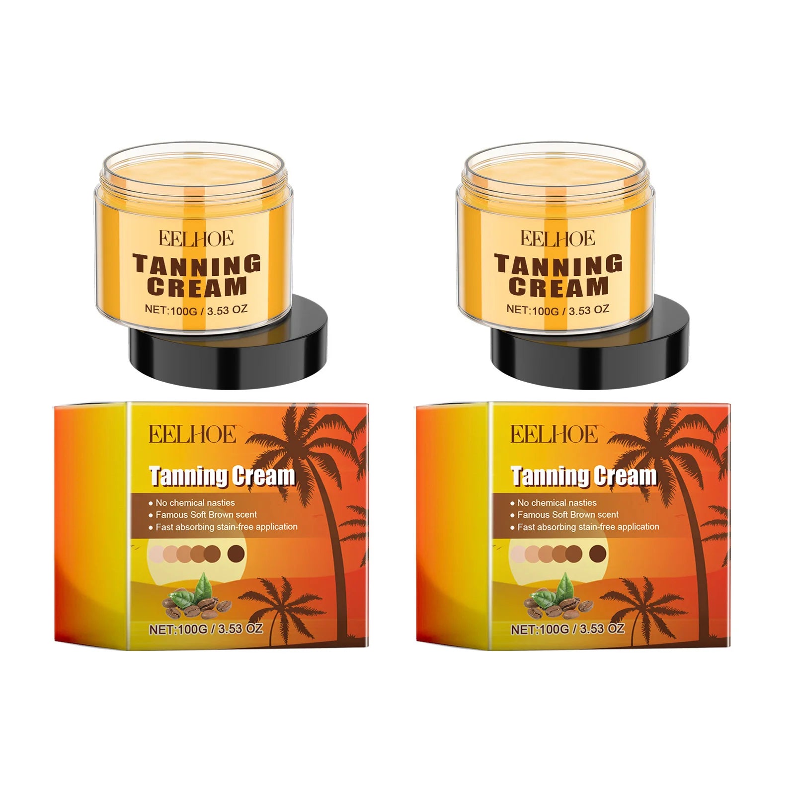 Self Tanning Cream Fake Tan Natural Glow Body Bronzing Nourishing Skin Summer Long Lasting Coloring Bronze Cream Sunless Tanner Pi-Mart