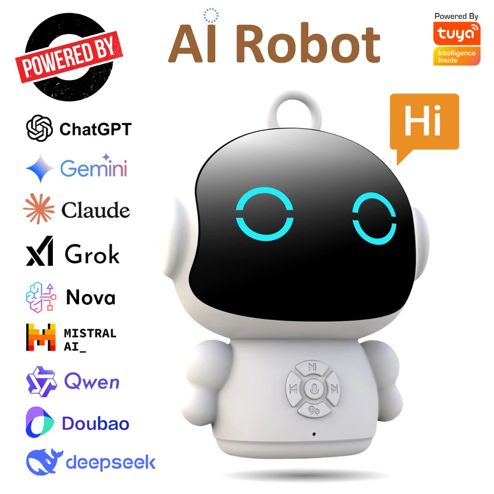 Smart AI Robot WiFi Early Education Toys for Children Speech Recognition & Voice Interactive Educational Learning Machine Pi-Mart