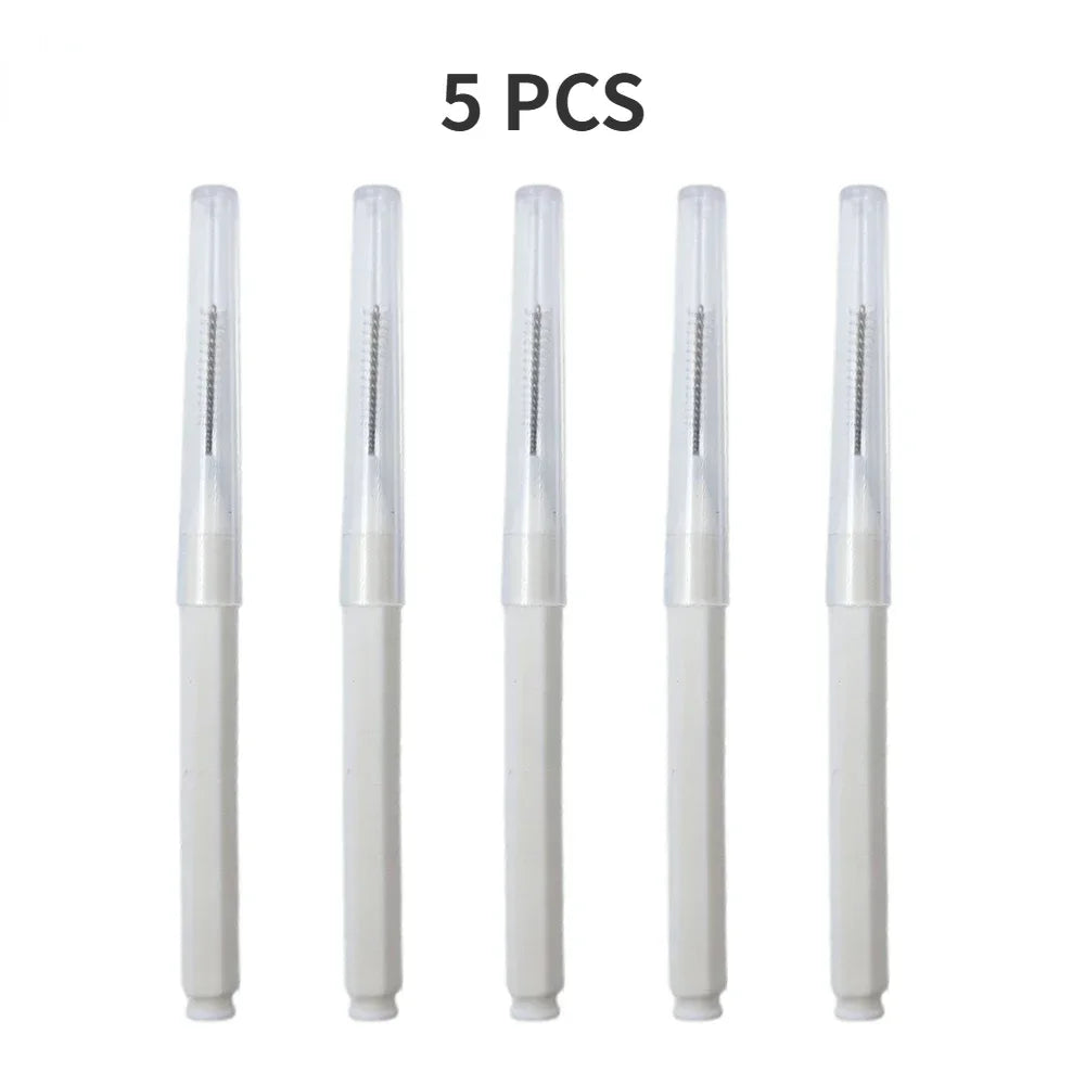 10/50PS Portable Mini Eyebrow Brushes Disposable Eyelash Brow Lifting Brush Applicators Lash Extension Comb Beauty Makeup Tools Tri Light Beauty