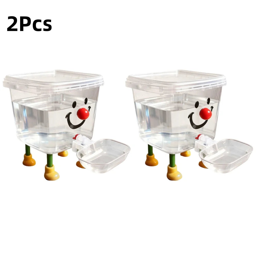 Pet Water Fountain Automatic Gravity Water Dispenser 3L Large Capacity Water Bowl for Cats Dogs Wireless Pet Drinker Pi-Mart