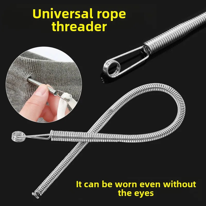 Adjustable Bendable Drawstring Threader Clip Household DIY Sewing Tool for Pants Hoodies Elastic Band Lace Cord LadyShow.Store