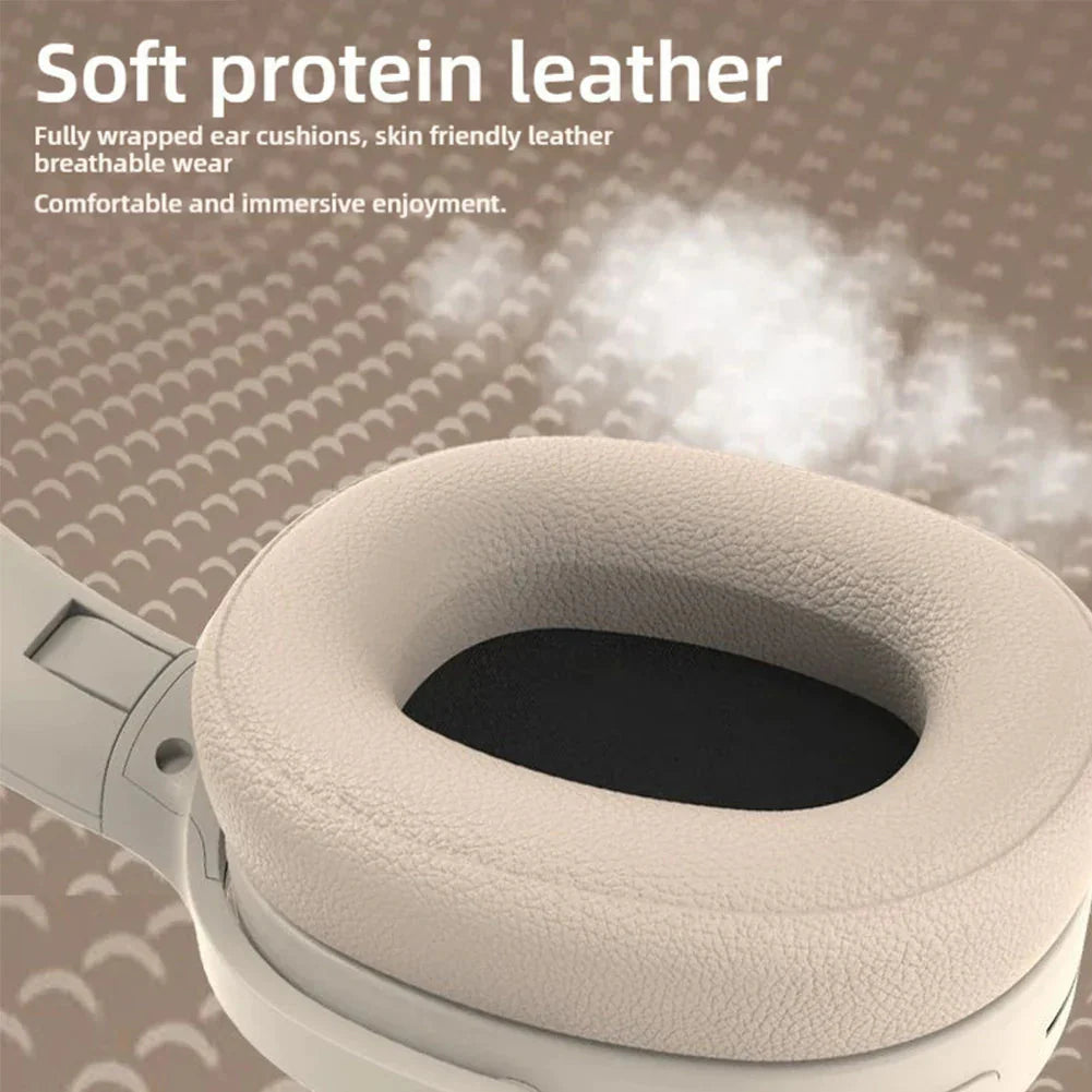 NNEOBA Wireless Bluetooth Over-Ear Headphone Beige LuxuryLifeWay Online Store