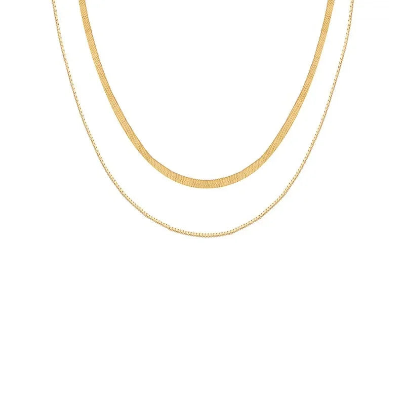 Stainless Steel Heart-shaped Pendant Necklace Metal Waterproof Jewelry For Women Pi-Mart
