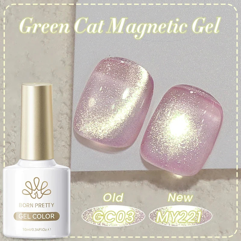 BORN PRETTY 117 Colors Cat Magnetic Gel Nail Polish 10ml Full Coverage Varnish Semi Permanent Super Gorgeous Nails Manicure Tri Light Beauty