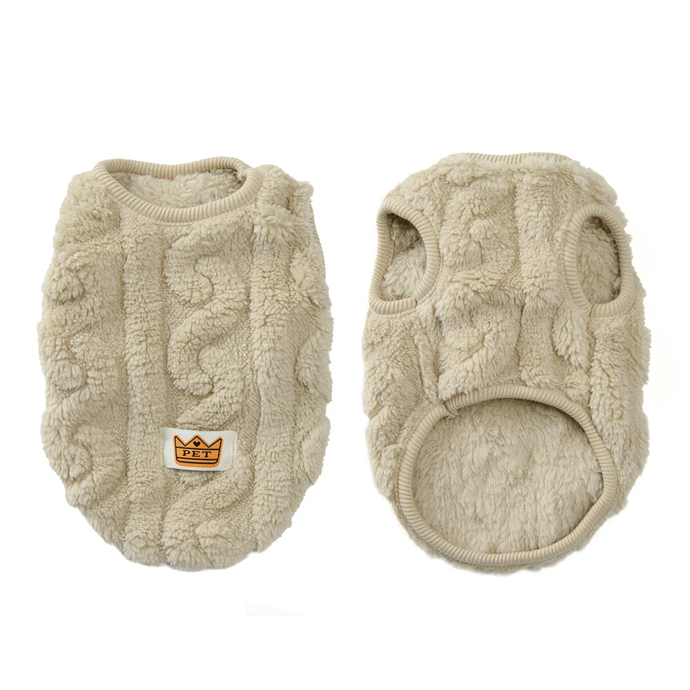 Soft Cozy Cat Clothes Autumn Winter Warm Fleece Sweatshirt for Small Dogs Puppy Kitten Jacket Coat Pet Sphynx Costume Sweater Pi-Mart